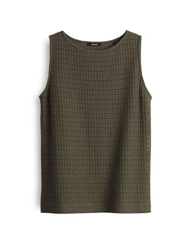 OPUS Damen Top | Jerseytop IDALI Slim in feiner Häkeloptik Olive Leaf, 38 OPUS Damen Top | Jerseytop IDALI Slim in feiner Häkeloptik Olive Leaf, 38 von OPUS