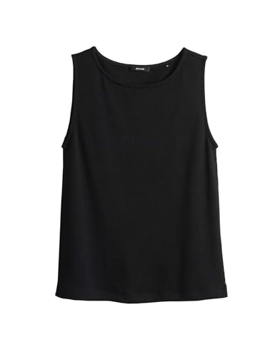 OPUS Damen Top | Top ILONKI Loose in edler Strickoptik Black, 36 von OPUS