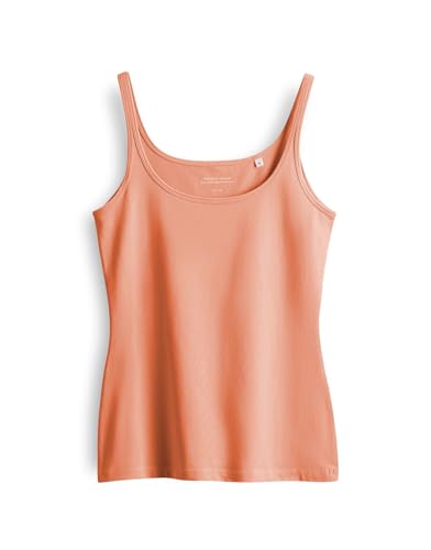 OPUS Damen Top | Trägertop INA Slim aus stretchigem BCI Cotton Mix Pale orange, 42 von OPUS