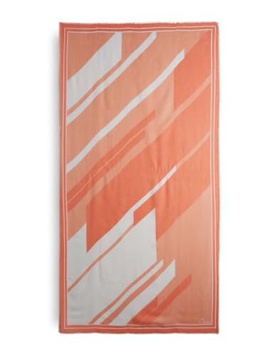 OPUS Damen Tuch | Leichtes Print Tuch AXENI mit Fransen pale orange, 0 von OPUS