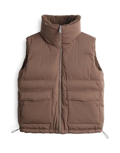 OPUS Damen Weste | WENDARA Regular Steppweste zum Wenden cocoa, 36 von OPUS