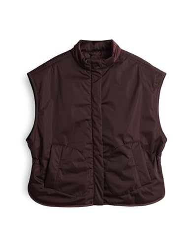 OPUS Damen Weste | WINEMA Regular wasserabweisende Steppweste dark grape, M von OPUS