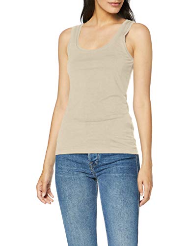 OPUS Damen daily E T-Shirt, Slim Fit, Elfenbein (Skin 2063), 44 (Herstellergröße: 44) von OPUS