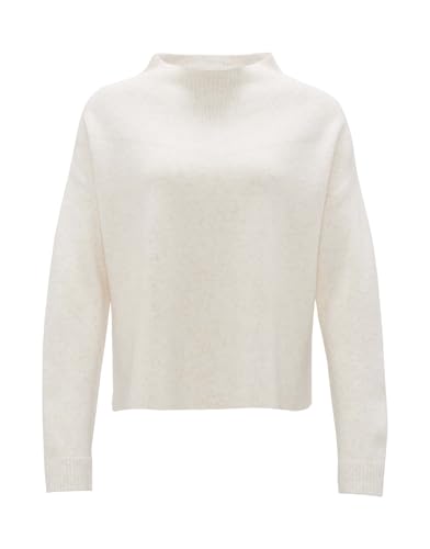 OPUS Damen Pullover | Feinstrickpullover PASIKA Regular aus weichem Woll Mix Soft Cream, 38 von OPUS
