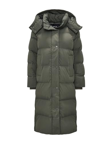 OPUS Damen Mantel | Langer Steppmantel HALLINE Regular mit recycelter Fake-Daunen-Füllung Dark sage, 38 OPUS Damen Mantel | Langer Steppmantel HALLINE Regular mit recycelter Fake-Daunen-Füllung Dark sage, 38 von OPUS