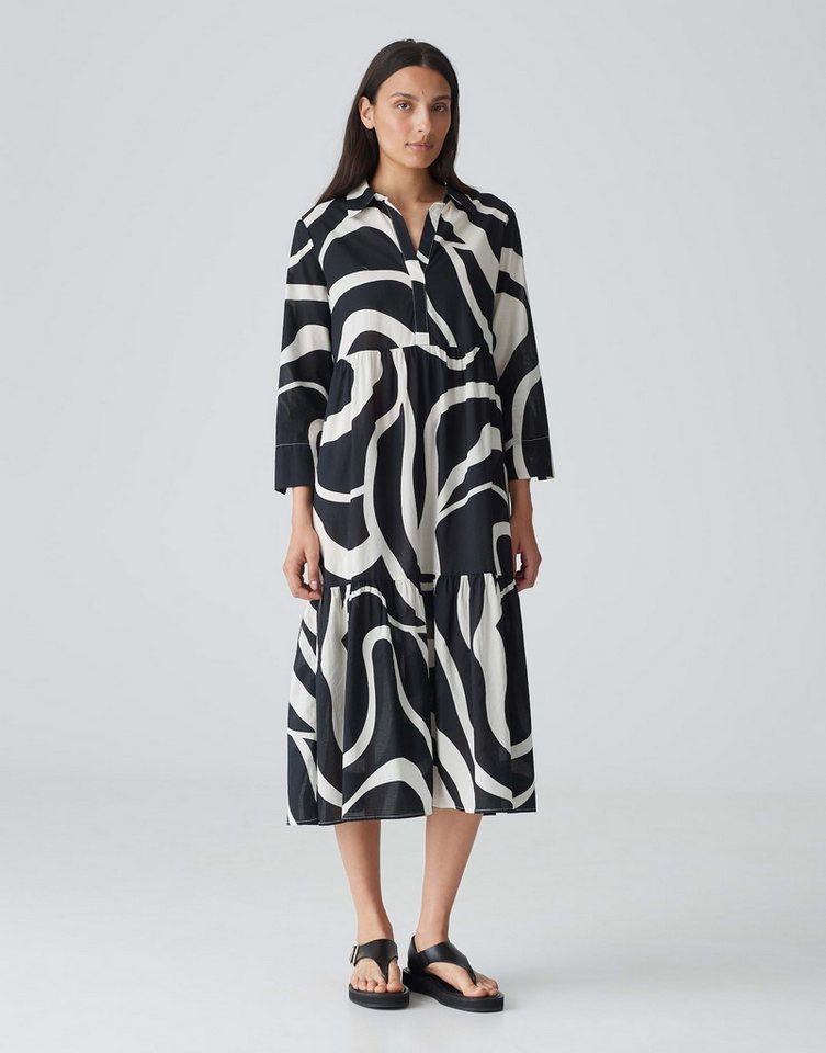 OPUS Hemdblusenkleid Hemdblusenkleid WERANO FLOW A-Linie aus BCI Cotton von OPUS