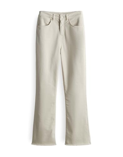 OPUS Damen Flared | Flared Jeans Eboni French Mid Rise mit Comfort Stretch Natural Glaze, 36 L28 von OPUS