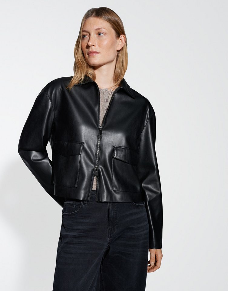 OPUS Jackenblazer JOSMICA Regular in Nappalederoptik von OPUS