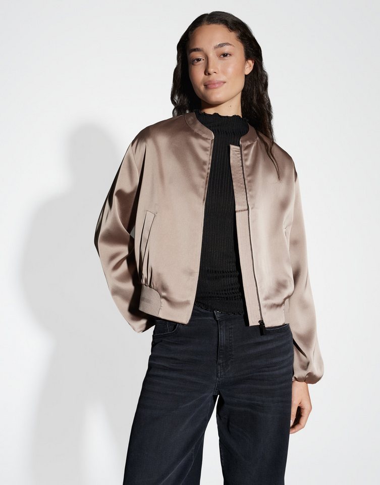 OPUS Jackenblazer JUPITA Regular aus Satin von OPUS