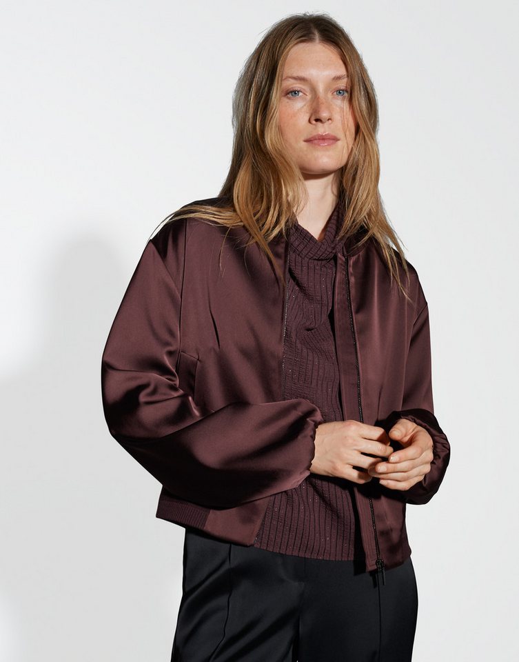 OPUS Jackenblazer JUPITA Regular aus Satin von OPUS