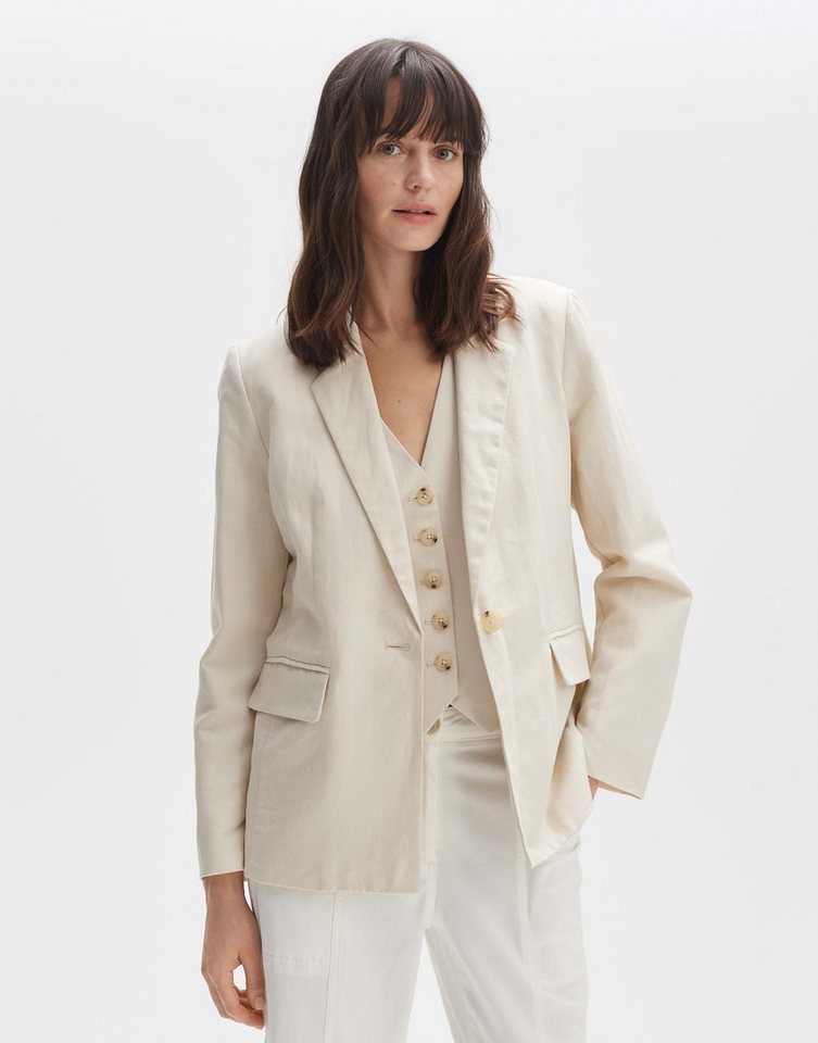 OPUS Jackenblazer OPUS Leinen Blazer Jamari leicht talliert von OPUS