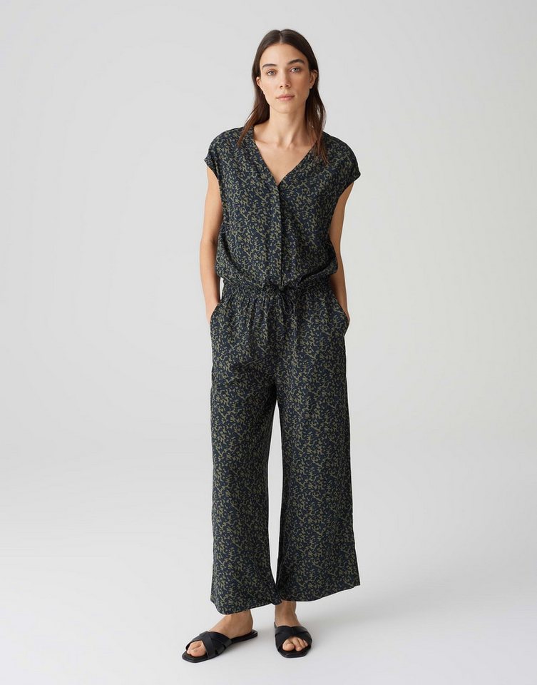 OPUS Jumpsuit MONELI SHADOW Wide mit abstrakten Printdesign Webware von OPUS