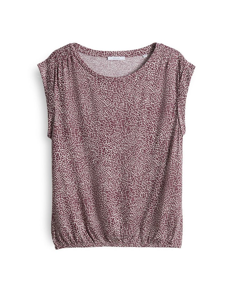 OPUS Kurzarmshirt Struki minimal von OPUS