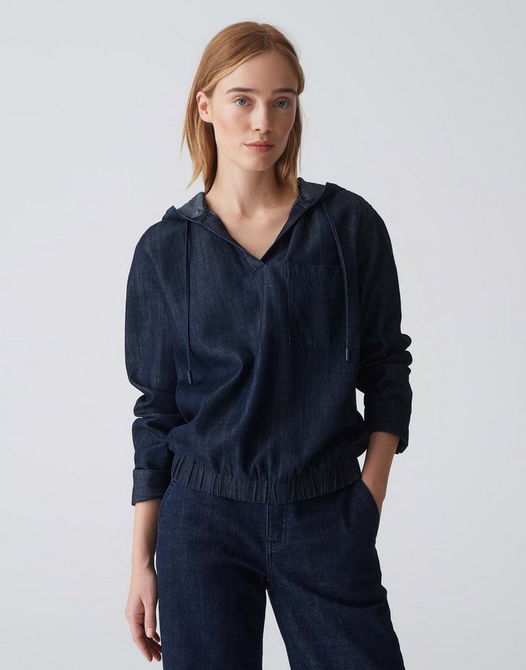 OPUS Langarmbluse Bluse FUDI Regular aus nachhaltigem Tencel Mix von OPUS