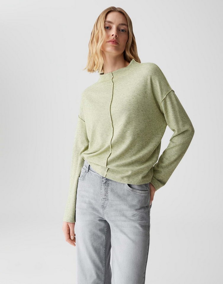 OPUS Langarmshirt SINZI Regular Fit mit Biesendetails lockere Passform, weicher Griff, elastischer Stoff von OPUS