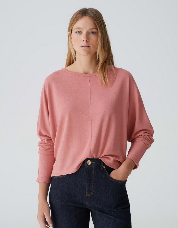 OPUS Langarmshirt Shirt SIMPLA Batwing Fit aus Viskose Mix von OPUS