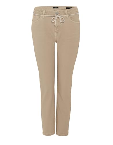 OPUS Damen Hose Louis Fresh Slim Soft Oat beige - 42/L28 von OPUS