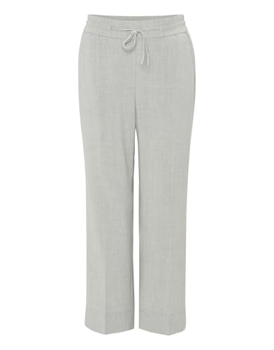 OPUS Damen City Pants | City Pants MELOSI Relaxed mit Gummibund Hazy Fog Melange, 40 von OPUS