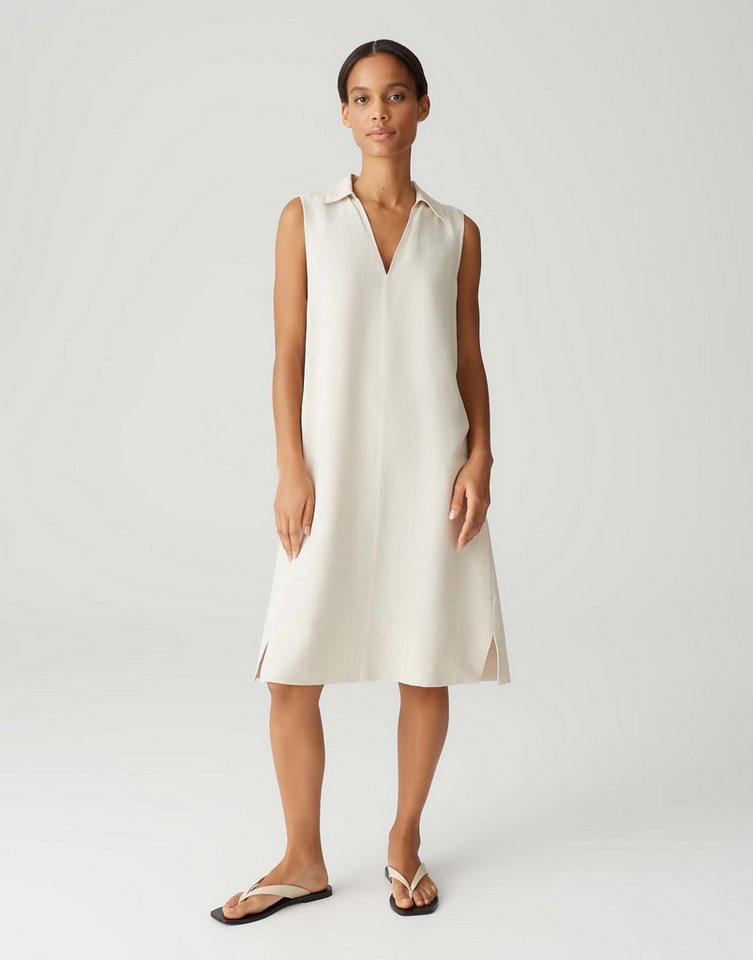 OPUS Midikleid WIKA aus weich fallendem Viskose Leinenmix von OPUS