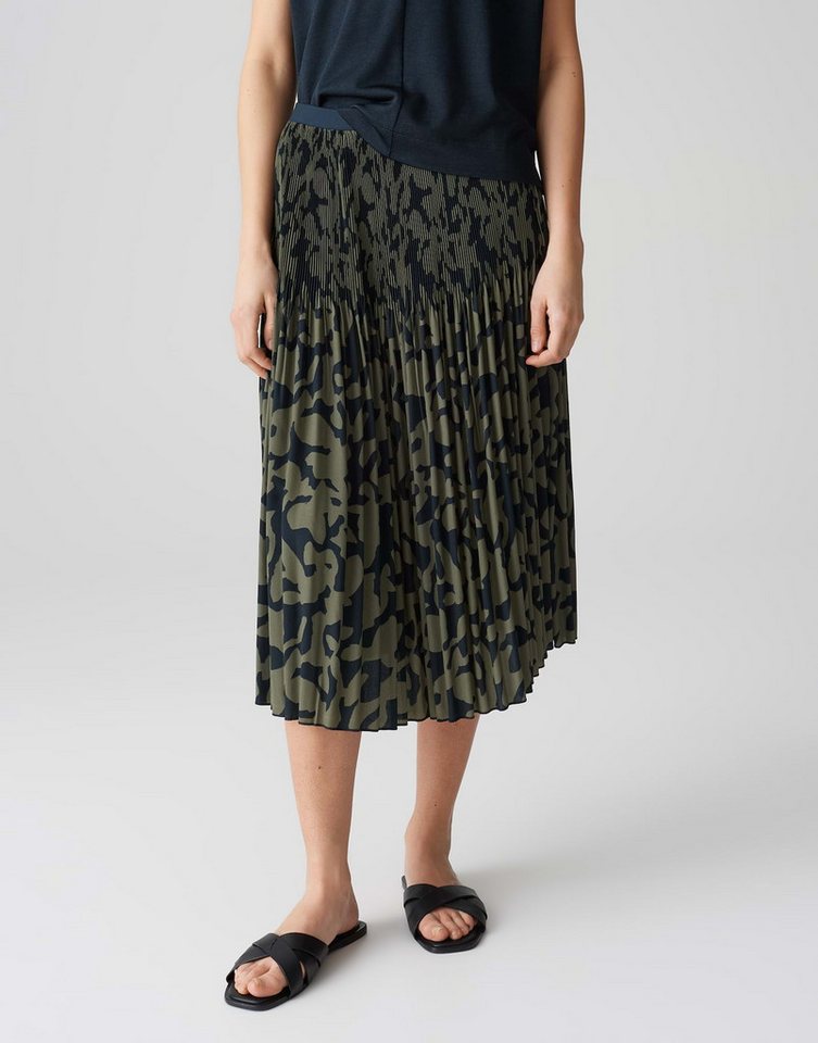 OPUS Plisseerock RIBANE WILDFLOWER Plisseerock mit Allover Print von OPUS