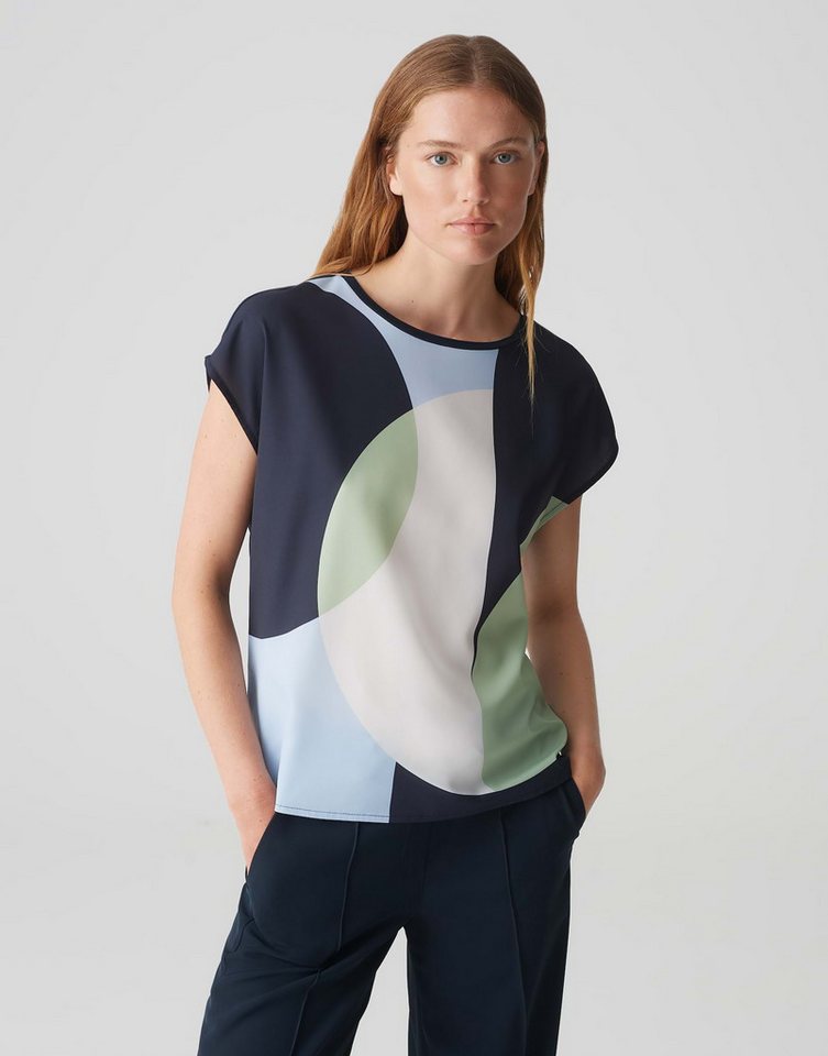 OPUS Print-Shirt SALOMA PRINT Regular aus Material Mix von OPUS