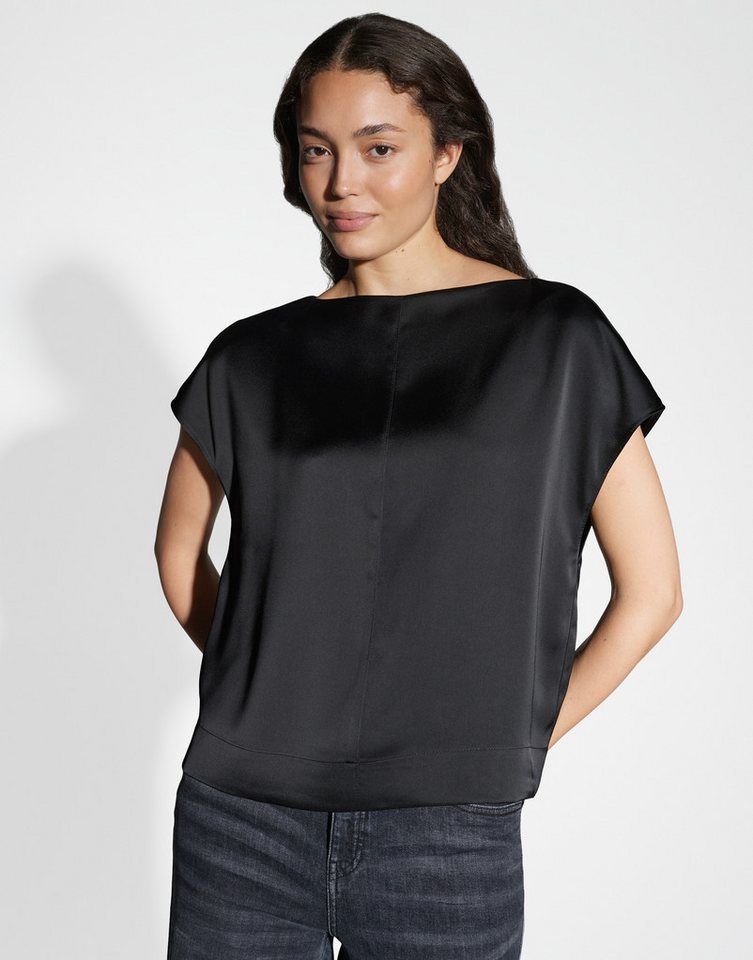 OPUS Satinbluse FESTIVA Regular aus glänzendem Satin von OPUS