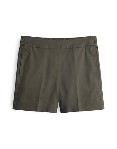 OPUS Damen Shorts | MINGAH Shorts aus Baumwoll Leinen Mix Olive Leaf, 38 von OPUS