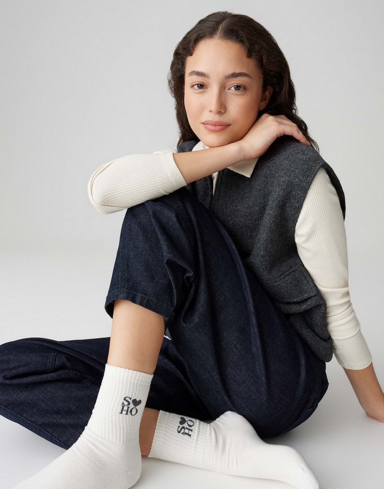 OPUS Socken YENNIS SOHO aus Organic Cotton im Doppelpack (Logo-Stickerei) im Doppelpack von OPUS