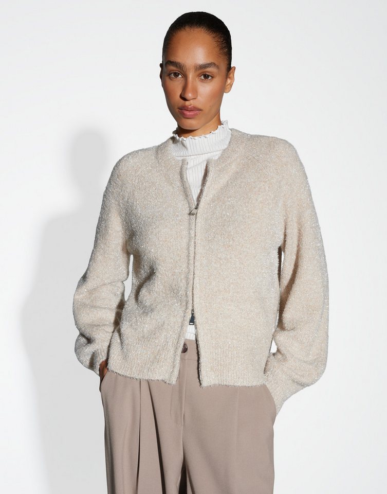 OPUS Strickjacke DOSMIC Regular mit flauschigem Effektgarn von OPUS