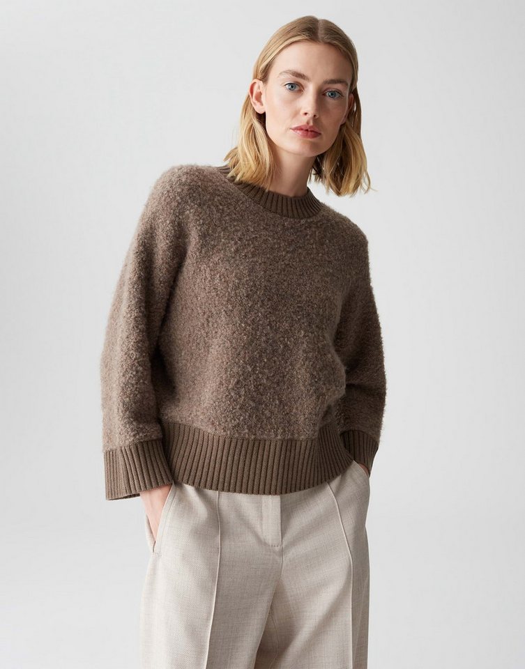 OPUS Strickpullover PENNAN Regular Fit in Bouclé Optik lockere Passform, flauschiger Griff, wärmend von OPUS