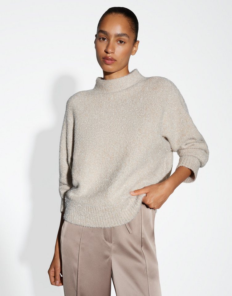 OPUS Strickpullover POSMIC Regular mit Glanz Effekt von OPUS