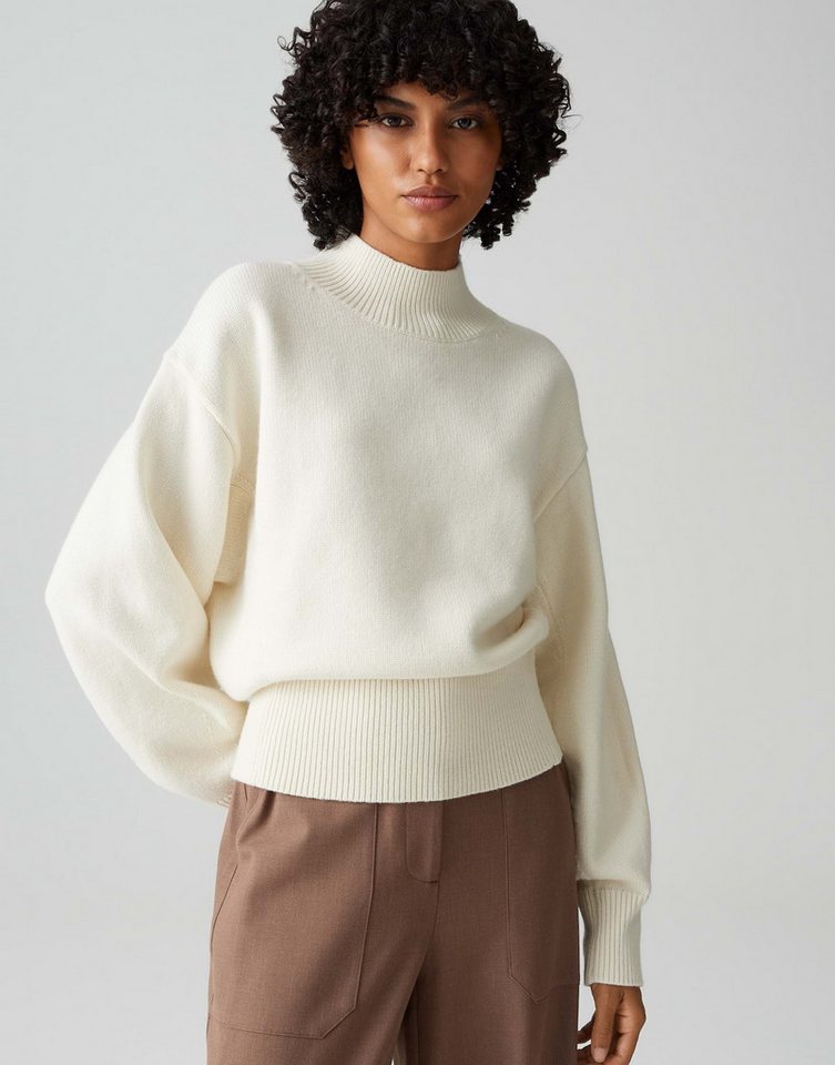 OPUS Strickpullover Strickpullover PANDINI Regular aus Woll Mix von OPUS
