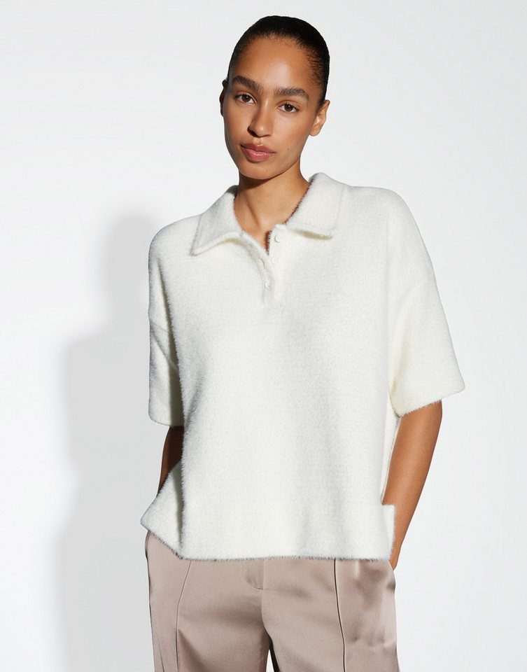 OPUS Sweatshirt GELUDI Loose aus flauschigem Effektgarn von OPUS