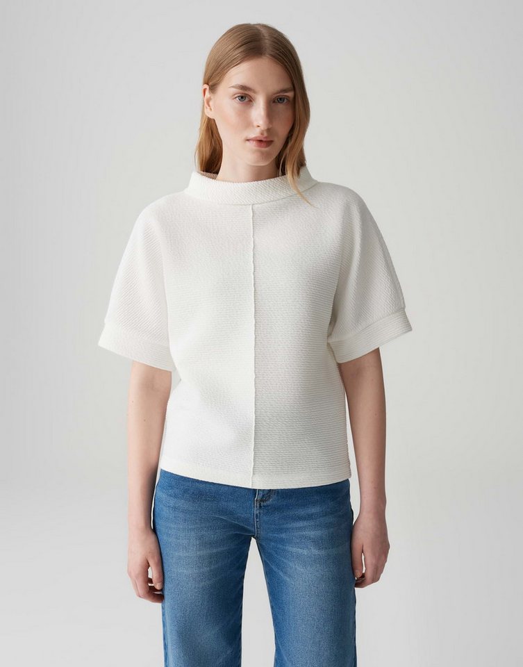 OPUS Sweatshirt GIMMO mit Rippenstruktur von OPUS
