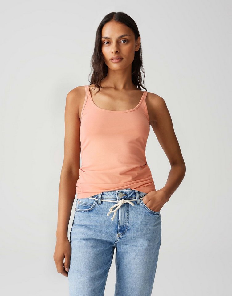 OPUS Trägertop Trägertop INA Slim aus stretchigem BCI Cotton Mix von OPUS