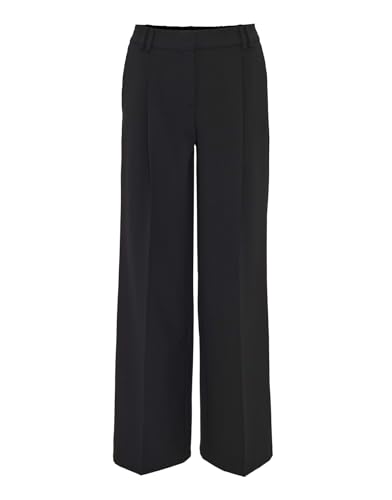 OPUS Damen City Pants | Wide Leg Pants Mariena mit Komfortbund Black, 36 OPUS Damen City Pants | Wide Leg Pants Mariena mit Komfortbund Black, 36 von OPUS