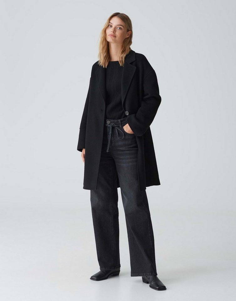 OPUS Kurzmantel Kurzmantel HATILDE Loose aus weichem Woll Mix von OPUS