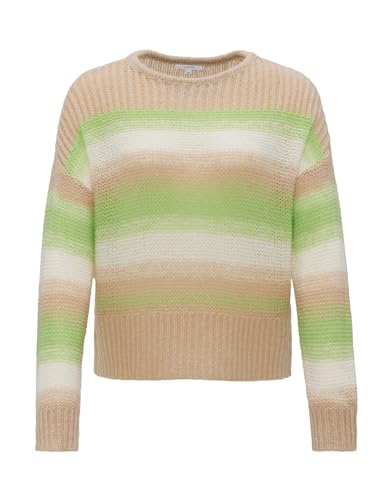 OPUS Damen Pullover Pradient gestreift Avocado grün - 36 von OPUS