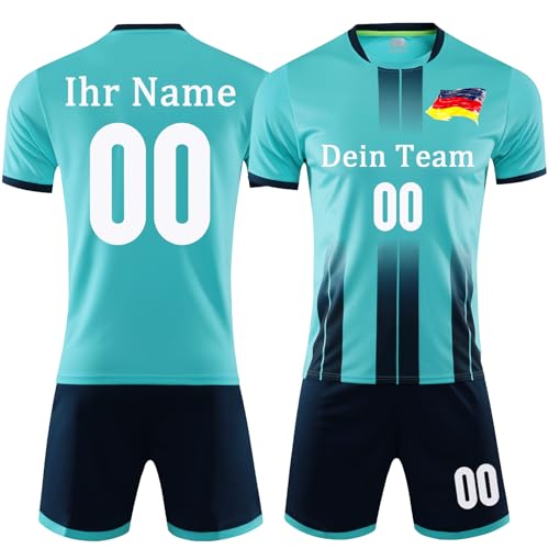 Personalisiertes Fußball Trikot & Shirts Benutzerdefiniert Trikot Fussball mit Eigenem Namen Nummer Team LogoTrikot Fußball Geschenke für Kinder Jungen Herren von OPUTWDF