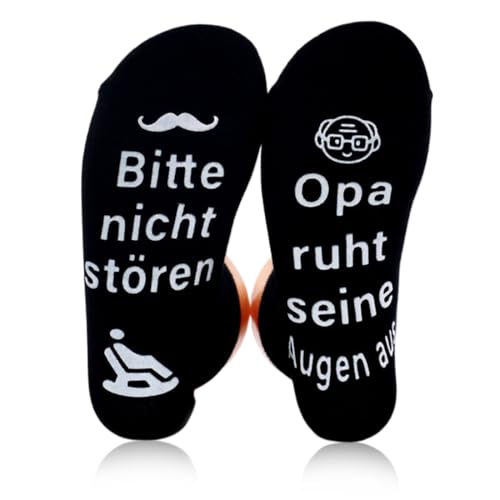OPVYAEU 1 Paar Rentner Geschenk Mann Socken Herren 43-46 Abschiedsgeschenk Kollegen Rente Ruhestand Geschenk Abschied Kollegin Renteneintritt von OPVYAEU