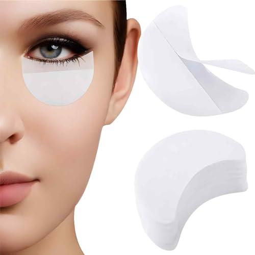 OQKAHIV 150 Stück Einweg-Make-up-Werkzeuge: Makeup-Pads und Lidschattenschablonen zum Schutz von Augen und Lippen sowie zur Anwendung von Eyeliner und Lidschatten, von OQKAHIV
