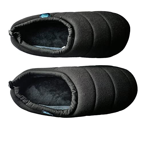 OR8 Wellness Hausschuhe mit Fußgewölbeunterstützung Plantarfasziitis Linderung Bequeme & stützende Sandalen Anti Rutsch Grip Sohle Warm Futter Outdoor Schuhe Schwarz Unisex, Schwarz , 45 EU von OR8 Wellness
