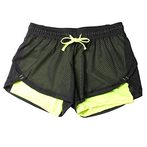 ORANDESIGNE 2 in 1 Damen Laufshorts Yoga Sport Shorts Atmungsaktiv Fitnessshose Outdoor Sporthose Traningshose Kurze Hose Fitness Running Workout Shorts A Hellgrün XL ORANDESIGNE 2 in 1 Damen Laufshorts Yoga Sport Shorts Atmungsaktiv Fitnessshose Outdoor Sporthose Traningshose Kurze Hose Fitness Running Workout Shorts A Hellgrün XL von ORANDESIGNE