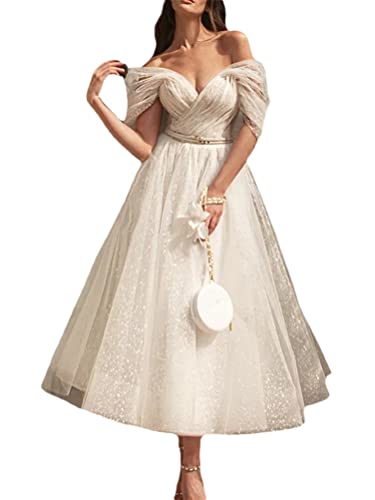 ORANDESIGNE Abendkleid Damen Knielang Elegant Rockabilly Kleid Vintage Festlich Ballkleider Kurz Prinzessin Bandeau Cocktailkleid Party Swing Midikleid Abschlusskleid B Weiß 02 M ORANDESIGNE Abendkleid Damen Knielang Elegant Rockabilly Kleid Vintage Festlich Ballkleider Kurz Prinzessin Bandeau Cocktailkleid Party Swing Midikleid Abschlusskleid B Weiß 02 M von ORANDESIGNE