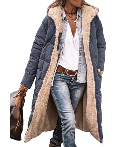 ORANDESIGNE Damen Daunenjacke Lang Mantel Steppmantel Wintermantel Mit Kapuze Winter Warm Winddicht Jacke Outdoorjacke Steppjacke Steppmantel A Grau M ORANDESIGNE Damen Daunenjacke Lang Mantel Steppmantel Wintermantel Mit Kapuze Winter Warm Winddicht Jacke Outdoorjacke Steppjacke Steppmantel A Grau M von ORANDESIGNE