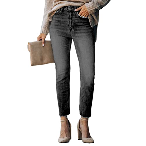 ORANDESIGNE Damen Jeans mit Schlaghose für Frauen Hoch Tailliert Schlaghosen mit Klassisch Weitem Bein Zerrissene Denim Hosen Kurvige Bootcut Stretch Jeans H Schwarz XL ORANDESIGNE Damen Jeans mit Schlaghose für Frauen Hoch Tailliert Schlaghosen mit Klassisch Weitem Bein Zerrissene Denim Hosen Kurvige Bootcut Stretch Jeans H Schwarz XL von ORANDESIGNE