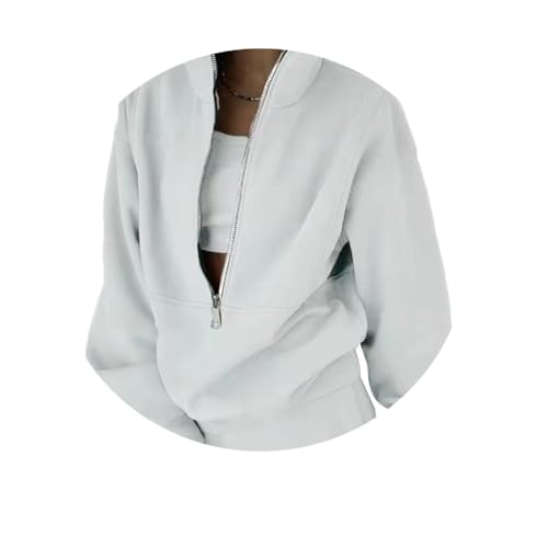 ORANDESIGNE Damen Jogginganzug Frauen Fleece 2 Stück Outfits Jogginganzug Pullover mit Halbem Reißverschluss Sweatshirt + Jogginghosen Trainingsanzug Set Sportanzug ORANDESIGNE Damen Jogginganzug Frauen Fleece 2 Stück Outfits Jogginganzug Pullover mit Halbem Reißverschluss Sweatshirt + Jogginghosen Trainingsanzug Set Sportanzug von ORANDESIGNE