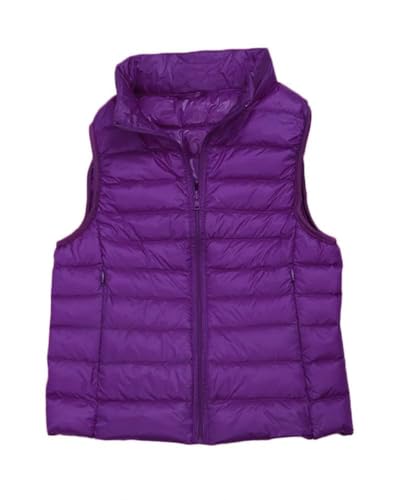ORANDESIGNE Damen Leicht Steppweste Ärmellose Jacke Reißverschluss Weste Bodywarmer Steppweste Daunenweste Funktionsweste Vest Ärmellose Sportweste Wärme Freizeit Outdoor Slim Fit B Violett XXL ORANDESIGNE Damen Leicht Steppweste Ärmellose Jacke Reißverschluss Weste Bodywarmer Steppweste Daunenweste Funktionsweste Vest Ärmellose Sportweste Wärme Freizeit Outdoor Slim Fit B Violett XXL von ORANDESIGNE