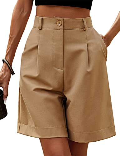 ORANDESIGNE Damen Shorts Kurze Sommerhose Breites Bein Elegant Kurzhose Casual Locker Hose Luftig Short A Kamel L ORANDESIGNE Damen Shorts Kurze Sommerhose Breites Bein Elegant Kurzhose Casual Locker Hose Luftig Short A Kamel L von ORANDESIGNE