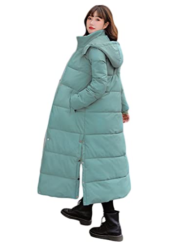 ORANDESIGNE Daunenjacke Damen Lang Winter Parka Warm Steppmantel Mit Kapuze Frauen Winterjacke Wintermantel Outwear Warm Mantel Übergangsjacke C-grün XL ORANDESIGNE Daunenjacke Damen Lang Winter Parka Warm Steppmantel Mit Kapuze Frauen Winterjacke Wintermantel Outwear Warm Mantel Übergangsjacke C-grün XL von ORANDESIGNE